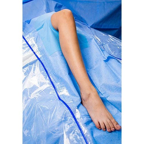 DRAP DE JAMBE EN O / DRAP À USAGE UNIQUE POUR LES EXTRÉMITÉS / DRAP UNILATÉRAL